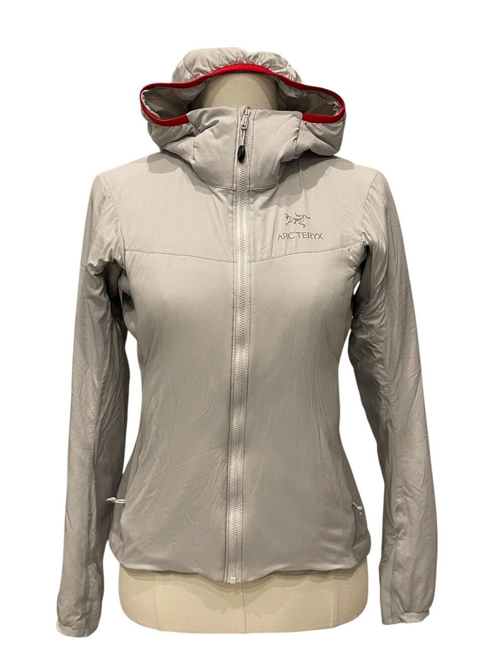 Arc'teryx Atom LT Hoody Womens Insulated Jacket Light Grey Sz- XS